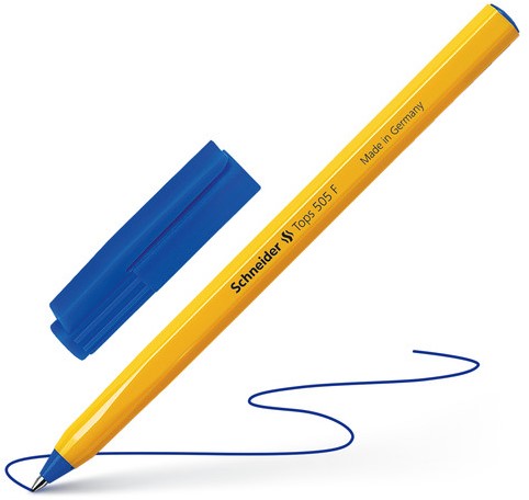 Balpen Schneider Tops 505 fijn blauw-3