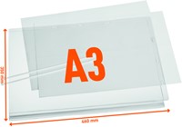 Infohoes Durable waterbestendig A3 met kabelbinders-2