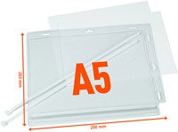 Infohoes Durable waterbestendig A5 met kabelbinders-2