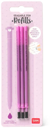 Legami Uitwisbare / Uitgumbare Penvulling 3St.  Purple