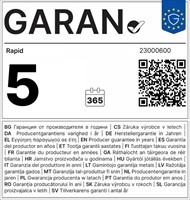 Perforator Rapid Supreme Heavy Duty HDC150/2 2-gaats 150 vel zilver/oranje-7