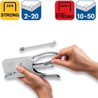 Niettang Rapid 1DX 50 vel 24/6 chroom-2