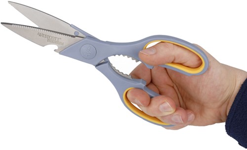 Huishoudschaar Westcott 210mm met softgrip titanium-2