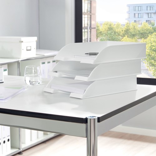 Brievenbak Leitz Plus standaard A4 wit-7