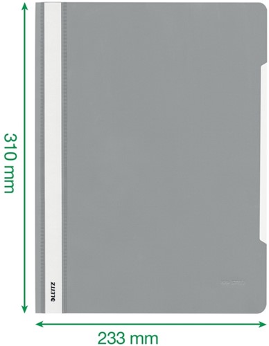Snelhechter Leitz Standaard A4 gerecycled PP blauw-3