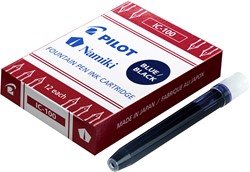 Pilot IC-100 Etui van 12 Pilot Inktpatronen Zwartblauw