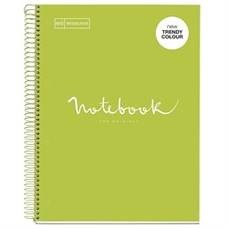 Miquelrius Notebook NB-1 A4 80 lijn 90G EMOTIONS LIME