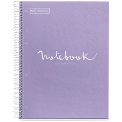 Miquelrius Notebook Miquelrius Notebook NB-5 A4 120 Lijn 90G EMOTIONS LAVANDA