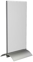 Kaarthouder Europel T-standaard 1/3 A4 staand acryl / aluminium-3