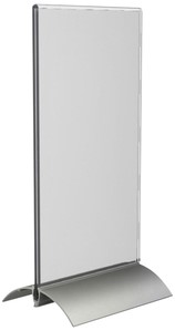 Kaarthouder Europel T-standaard 1/3 A4 staand acryl / aluminium-3