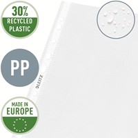 Showtas Leitz Premium standaard 11-gaats copy safe 0.085mm PP A4 transparant 100 stuks-3