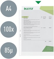 Showtas Leitz Premium standaard 11-gaats copy safe 0.085mm PP A4 transparant 100 stuks-6