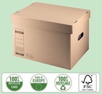 Archief- en transportdoos met deksel Leitz Premium 335x280x440mm natuurbruin-7