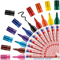 Viltstift edding 3000 rond 1.5-3mm karmijnrood-1