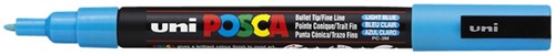 Paintmarker Uni POSCA PC3M fijn lichtblauw