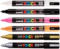 Paintmarker Uni POSCA PC5M medium zilver-6