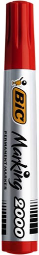 Viltstift Bic 2000 ecolutions rond large rood-2
