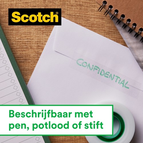 Plakband Scotch Magic 810 25mmx66m onzichtbaar mat-3