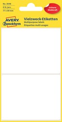 Etiket Avery 3046 77x59mm wit 8 stuks