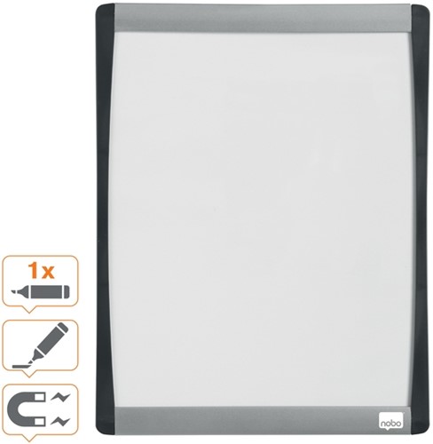 Whiteboard Nobo 28x21.5cm gewelfd-2