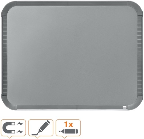 Whiteboard Nobo Slim Line 22x28cm zilver-6