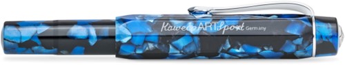 Kaweco Art Sport Pebble Blue Vulpen Extra Broad-2