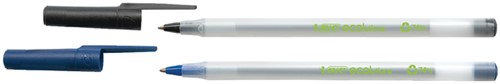 Balpen Bic Ecolutions round stic medium blauw-2