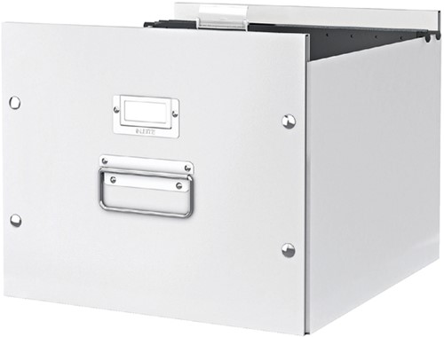 Hangmappenbox Leitz click & store WOW gerecycled karton 357x285x367mm wit