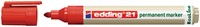 Viltstift edding 21 EcoLine rond rood 1.5-3mm