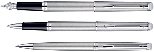 Vulpen Waterman Hémisphère stainless steel CT medium-2