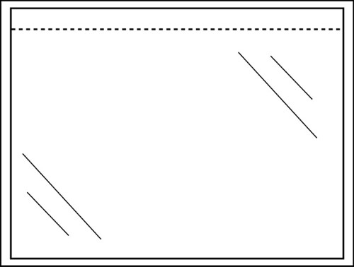 Paklijstenvelop Quantore zelfklevend onbedrukt 162x122mm 1000 stuks