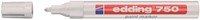 Paintmarker edding 750 op oliebasis 2-4mm wit