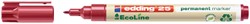 Viltstift edding 25 EcoLine rond 1mm rood