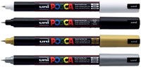 Paintmarker Uni POSCA PC1MR extra fijn donkeroranje-2