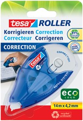 Correctietape tesa® ecoLogo® 4,2mmx14m navulbaar op blister