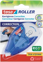 Correctietape tesa® ecoLogo® 8,4mmx14m navulbaar op blister