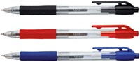 Balpen Quantore Grip drukknop zwart medium-3
