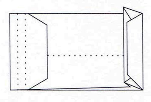 Envelop Quantore monsterzak 262x371x38mm zelfklevend wit 10 stuks-2
