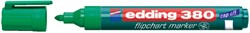 Viltstift edding 380 flipover rond 1.5-3mm groen