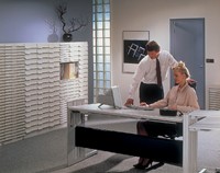 Stapelcassette Djois met ordnerplateau grijs-2