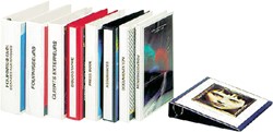 Presentatieringband Esselte Essentials A4 panorama 23-rings O-mechaniek 20mm blauw