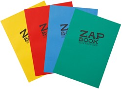 Clairefontaine Zap book Sketch pad 160bl 80g A4 - Assorti