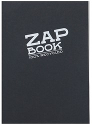 Clairefontaine Zap book Sketch pad 160bl 80g A5 - Zwart