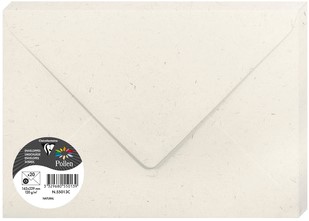 Pollen enveloppen C5 162x229 Natura 100% recyclé 120g 20 stuks