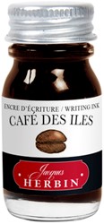 Jacques Herbin Flesje 10ml traditionele inkt voor vulpen - café des iles
