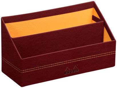 Rhodiarama Brievenhouder 25x10x14 burgundy