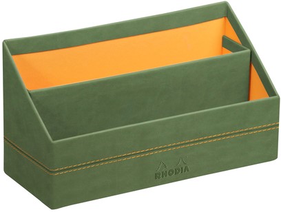 Rhodiarama Brievenhouder 25x10x14 saliegroen