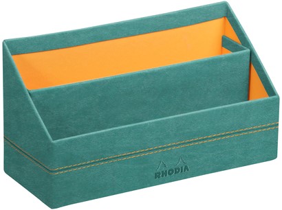 Rhodiarama Brievenhouder 25x10x14 aquablauw