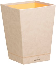 Rhodiarama papiermand 27x27x32cm beige