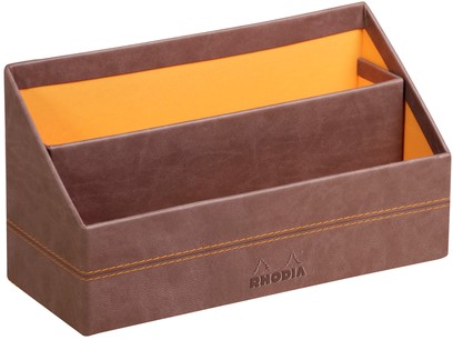 Rhodiarama Brievenhouder 25x10x14 choco